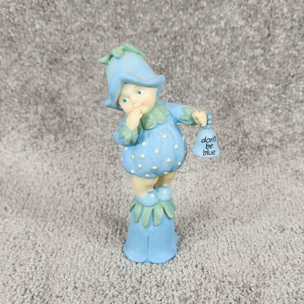 Department 56 Don't Be Blue Belle Figurine Blue Garden Fairies 2002